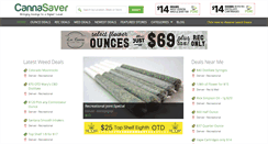 Desktop Screenshot of cannasaver.com